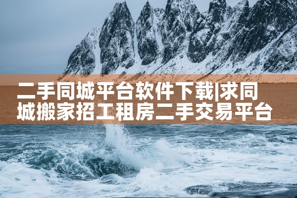 二手同城平台软件下载