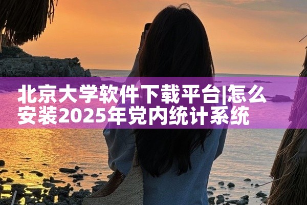 北京大学软件下载平台