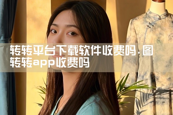 转转平台下载软件收费吗