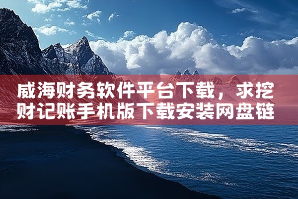 威海财务软件平台下载